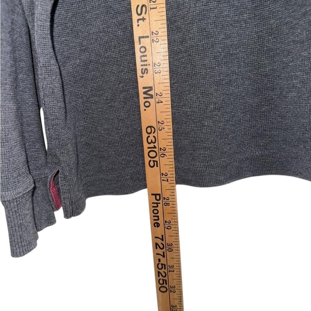 L.L. Bean Men’s Gray Henley Long Sleeve Shirt XL - Picture 5 of 9